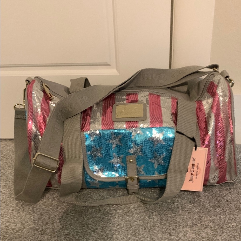 Juicy Couture Multicolor Sequin Duffel Bag